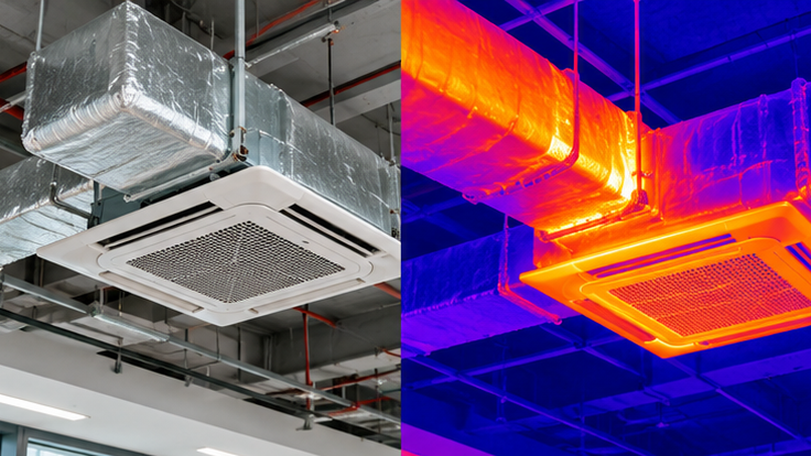 HVAC inspection with HIKMICRO Mini2 V2