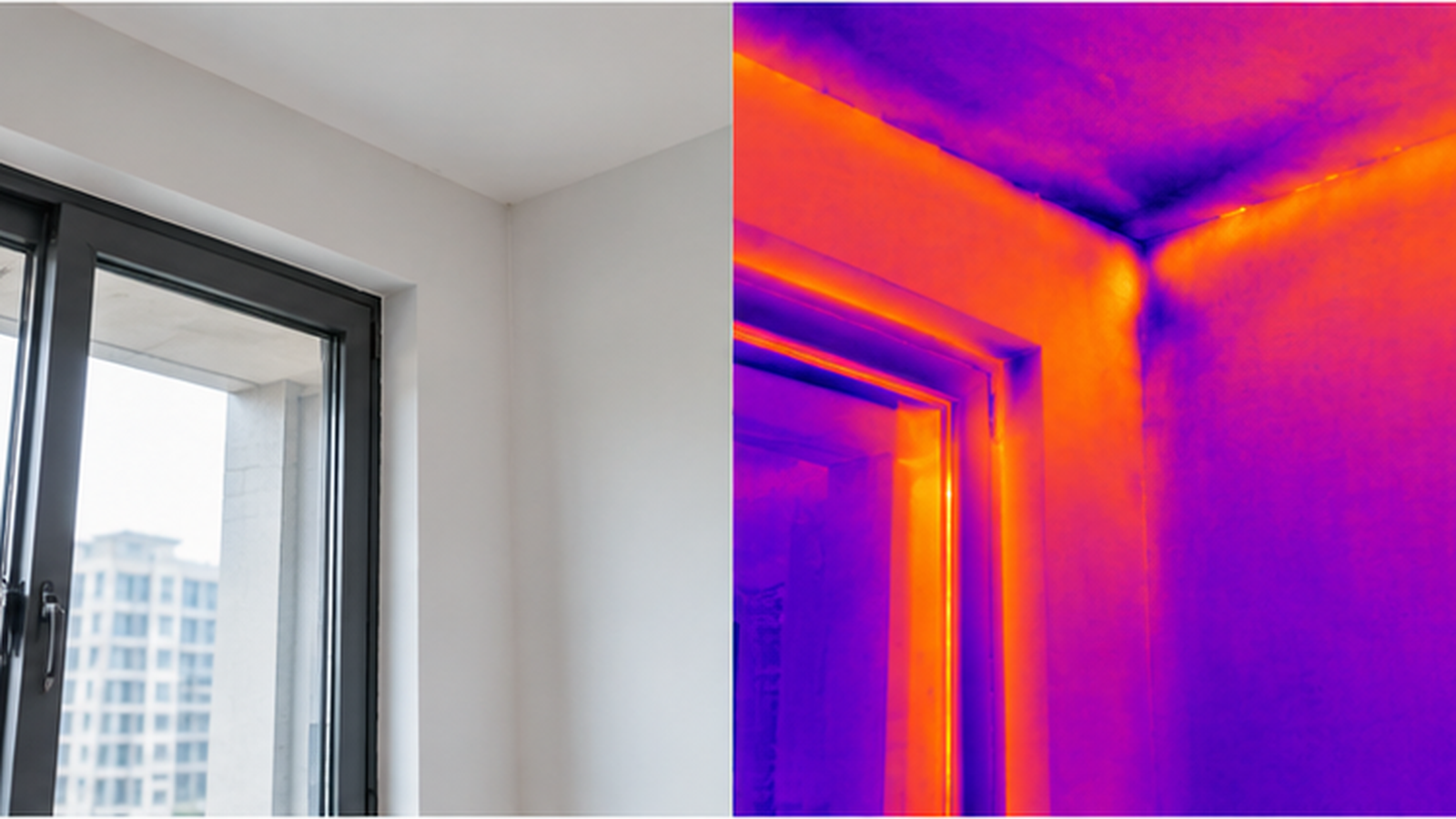 Building inspection with thermal imaging