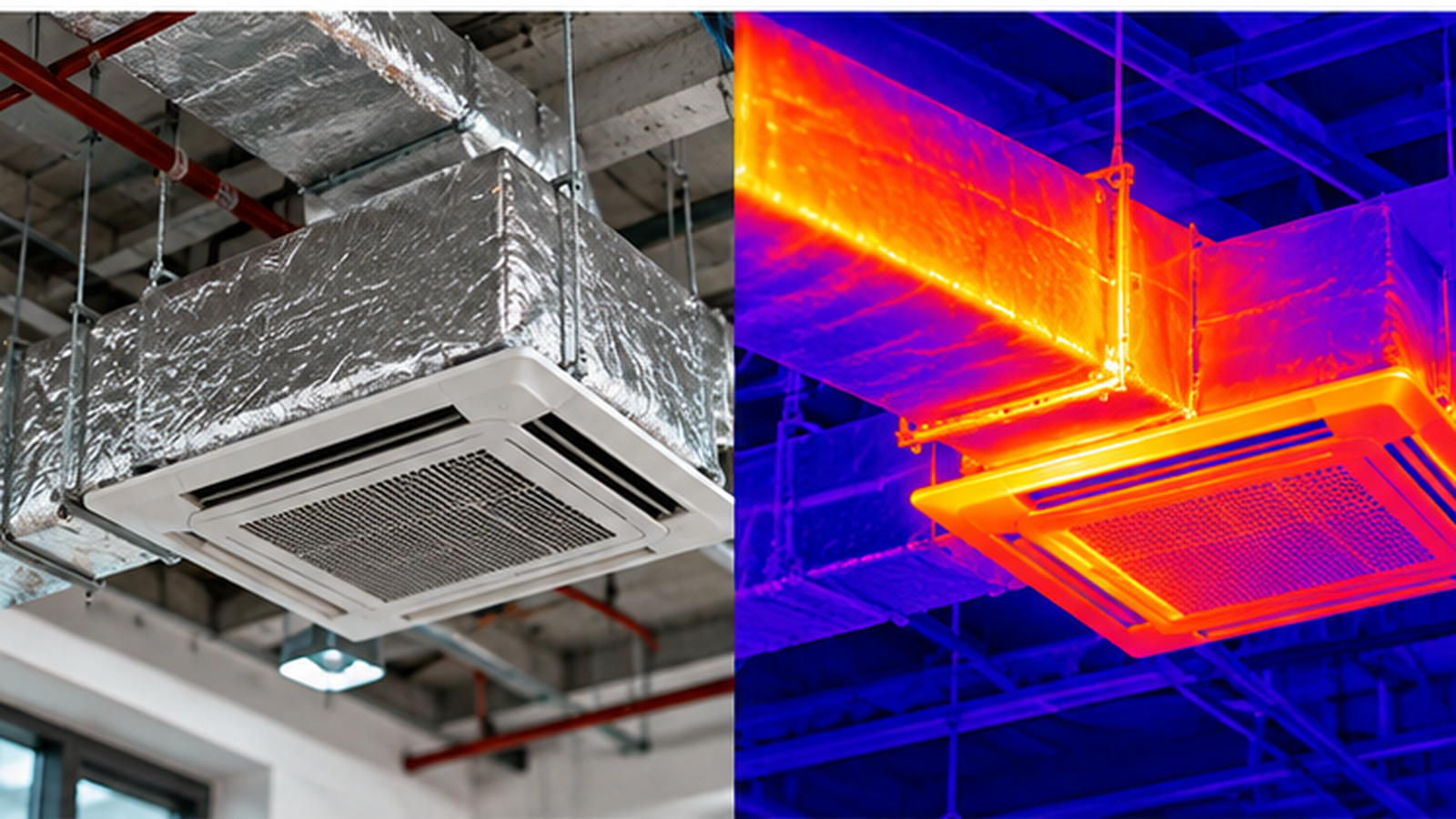 HVAC inspection with HIKMICRO Mini2Plus V2