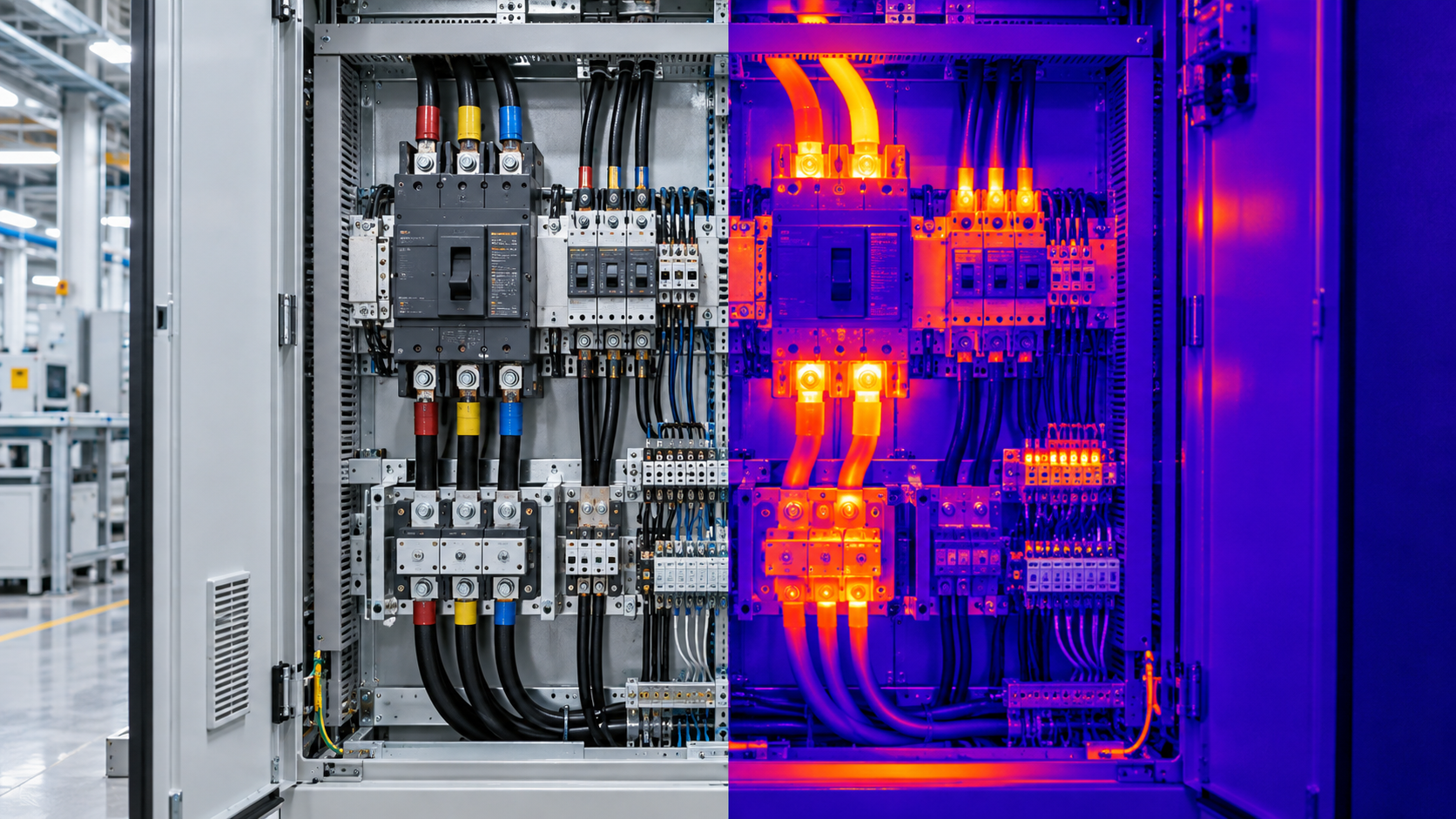 Electrical inspection with Raythink EX10 PRO thermal camera